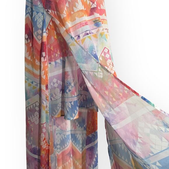 SHOW ME YOUR MUMU Bronte Salvation Mountain Maxi Dress Tropical Beach Cruise - Picture 7 of 13